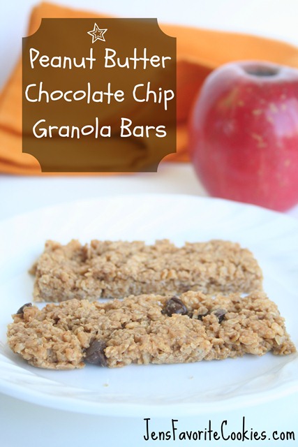 Peanut Butter Granola Bars