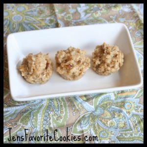 No bake nut cookie