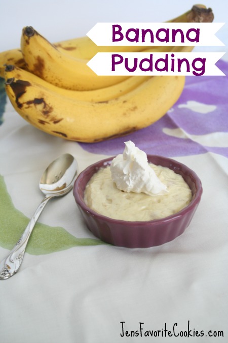 Cookied pudding with bananas