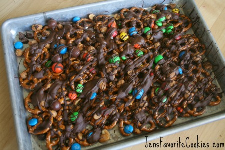 pretzel peanut chocolate