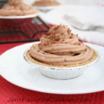 Chocolate no-bake cheesecakes