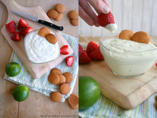 key lime dip diptych