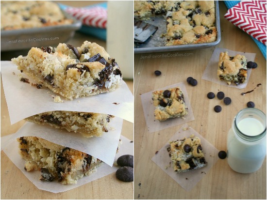 chocolate chip cookie bars