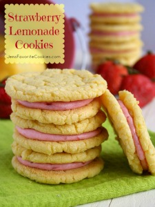 Strawberry Lemonade Cookies pin