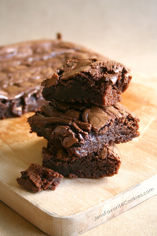 One Bowl Brownies {BEST Brownie Recipe!} - Two Peas & Their Pod