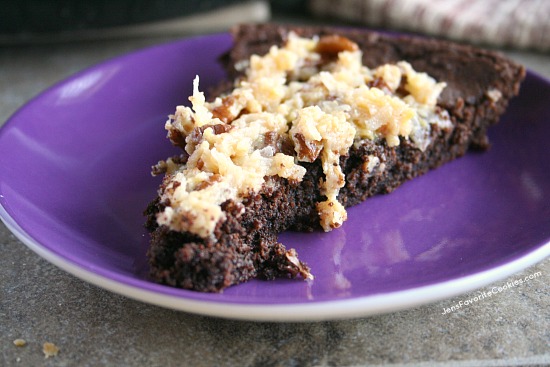 German Chocolate Skillet Cake