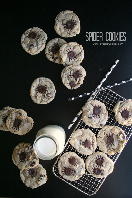 Spider Cookies for Halloween from JensFavoriteCookies.com