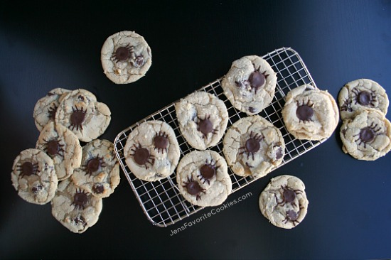 Spider Cookies for Halloween from JensFavoriteCookies.com