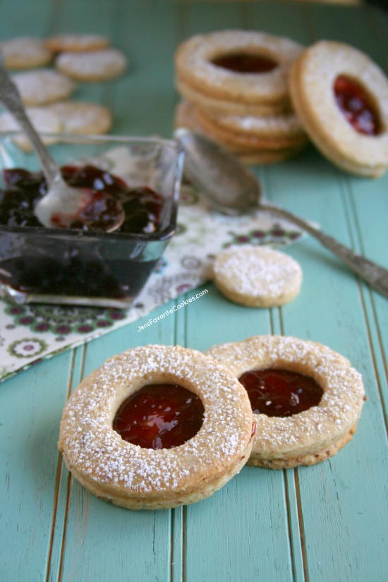 Linzer Cookies from Jen's Favorite Cookies