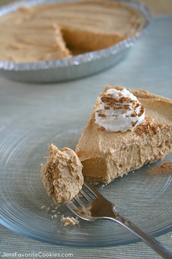 Pumpkin Chiffon Pie from Jen's Favorite Cookies