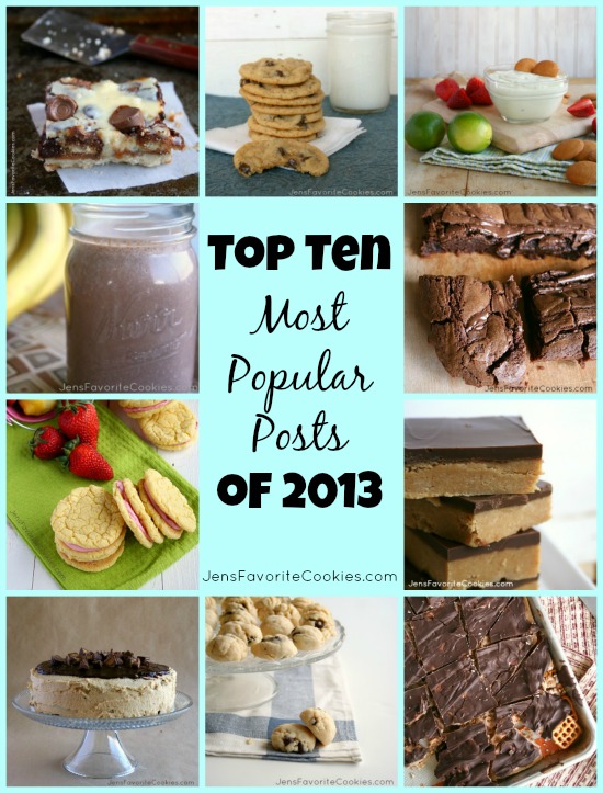 Top 10 Most Popular Posts of 2013 from Jen's Favorite Cookies