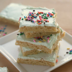 Key Lime Sugar Cookie Bars from Jen's Favorite Cookies