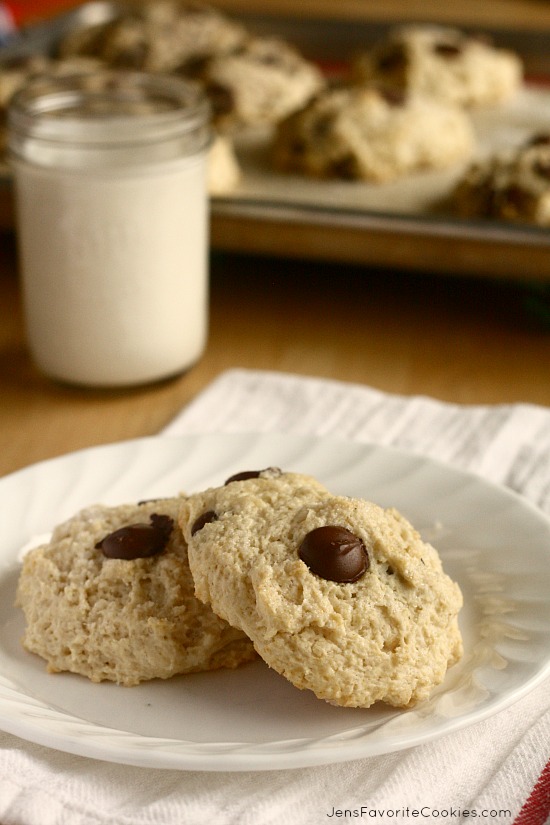 Chocolate Chip Buttermilk Scones from JensFavoriteCookies.com  