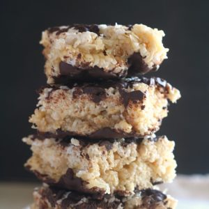 Samoas Rice Krispie Treats from JensFavoriteCookies.com  