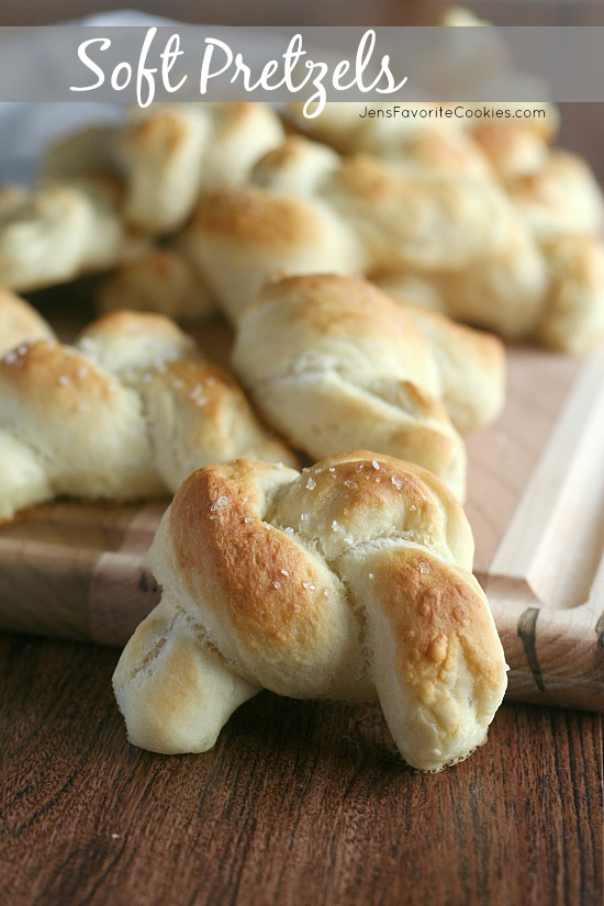 Soft Pretzels from JensFavoriteCookies.com 