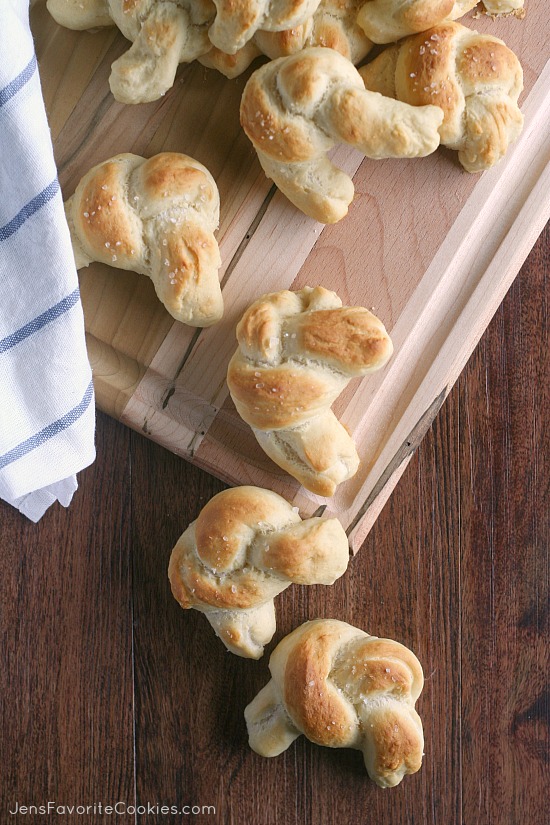 Soft Pretzels from JensFavoriteCookies.com 