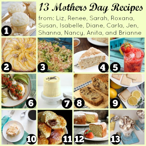 13 Perfect Mothers Day Recipes on JensFavoriteCookies.com