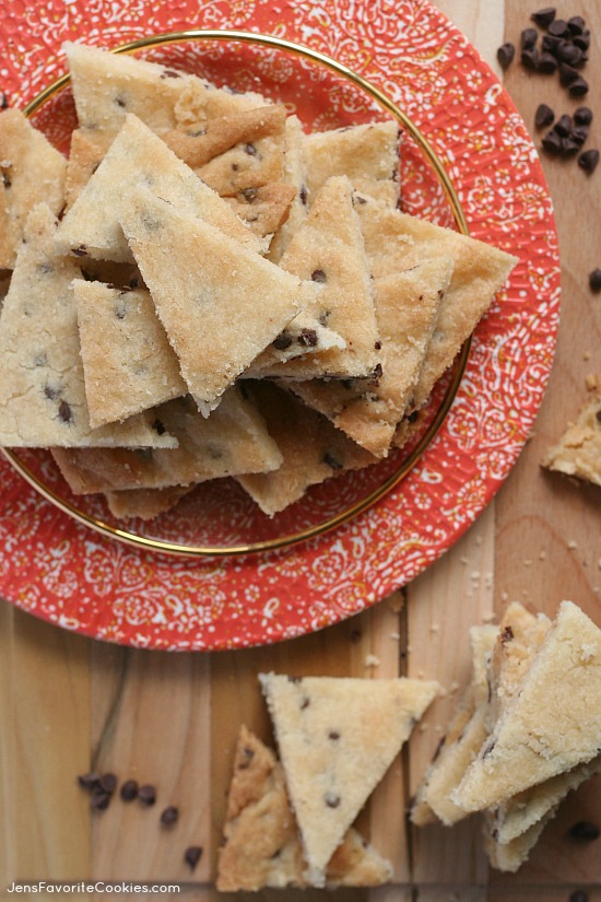 Chocolate Chip Cookie bark from JensFavoriteCookies - great to mix into snacks or ice cream, also fun plain!