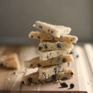 Chocolate Chip Cookie bark from JensFavoriteCookies - great to mix into snacks or ice cream, also fun plain!