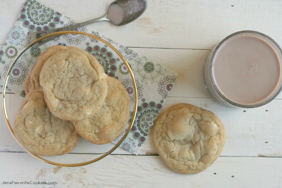 White Chocolate Macadamia Nut Cookies from JensFavoriteCookies.com - they're oversized and fabulous!