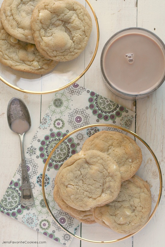 White Chocolate Macadamia Nut Cookies from JensFavoriteCookies.com - they're oversized and fabulous!