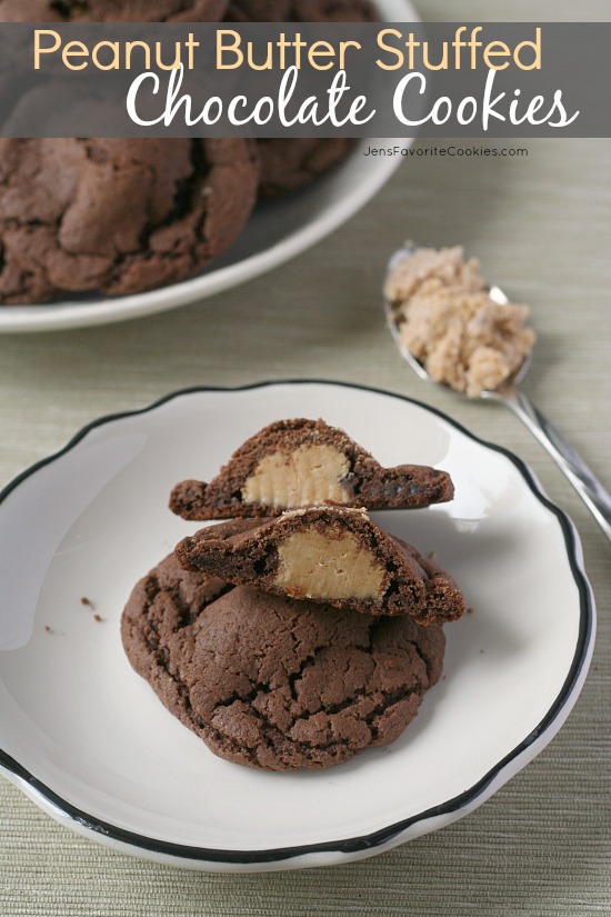 Peanut Butter Cup Stuffed Chocolate Cake Mix Cookies ⋆ Sugar, Spice and  Glitter