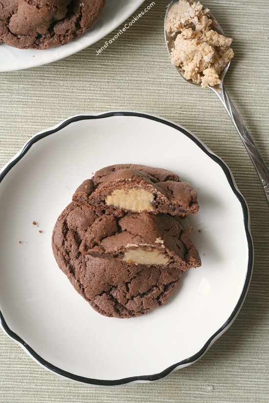 Peanut Butter Cup Stuffed Chocolate Cake Mix Cookies ⋆ Sugar, Spice and  Glitter