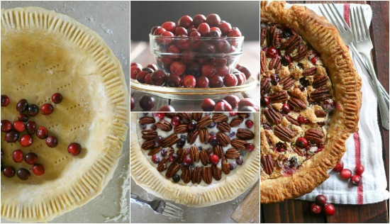 cranberry-pecan-pie-collage