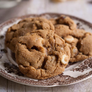 White Chocolate Cranberry Ginger Cookies from JensFavoriteCookies for #cookieweek 