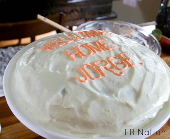 Carrot Cake with Lemon Ginger Cream Cheese Frosting from JensFavoriteCookies.com