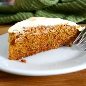 Carrot Cake with Lemon Ginger Cream Cheese Frosting