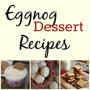 eggnog desserts