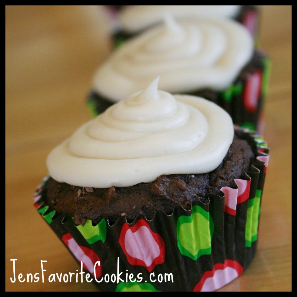 Diet Cherry Cola Cupcakes