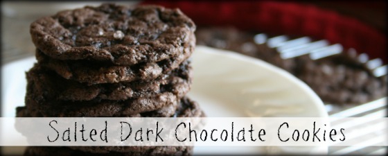 Salted Dark Chocolate Cookies