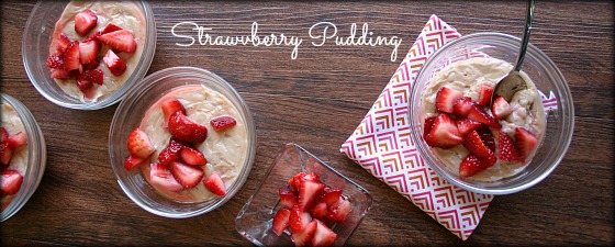 strawberry pudding recipe