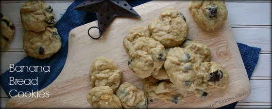 chocolate chip banana bread cookies