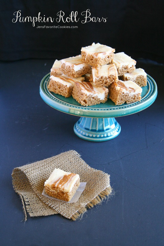 Pumpkin Roll Bars | Jen's Favorite Cookies