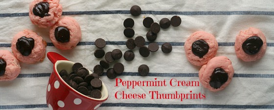 Peppermint Cream Cheese Thumbprints from Jen's Favorite Cookies