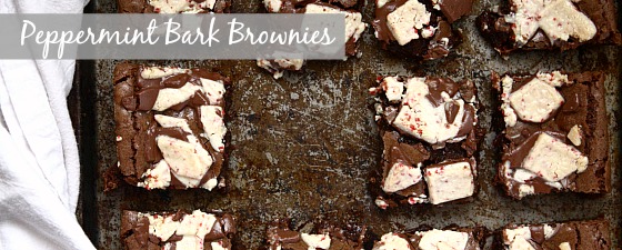 peppermint chocolate candy brownies recipe