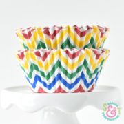 Circus Chevron Cupcake Liners