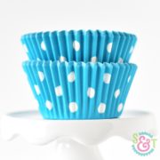 Aqua Dots Cupcake Liners