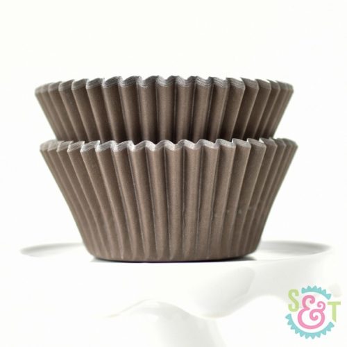 Brown Solid Cupcake Liners