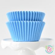 Light Blue Solid Cupcake Liners