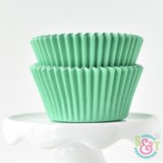 Light Green Solid Cupcake Liners