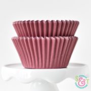 Maroon Solid Cupcake Liners