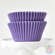 Purple Solid Cupcake Liners