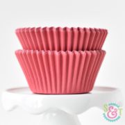 Red Solid Cupcake Liners