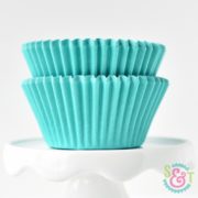 Teal Solid Cupcake Liners