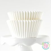 White Solid Cupcake Liners