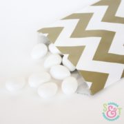 Gold Chevron Goodie Bags